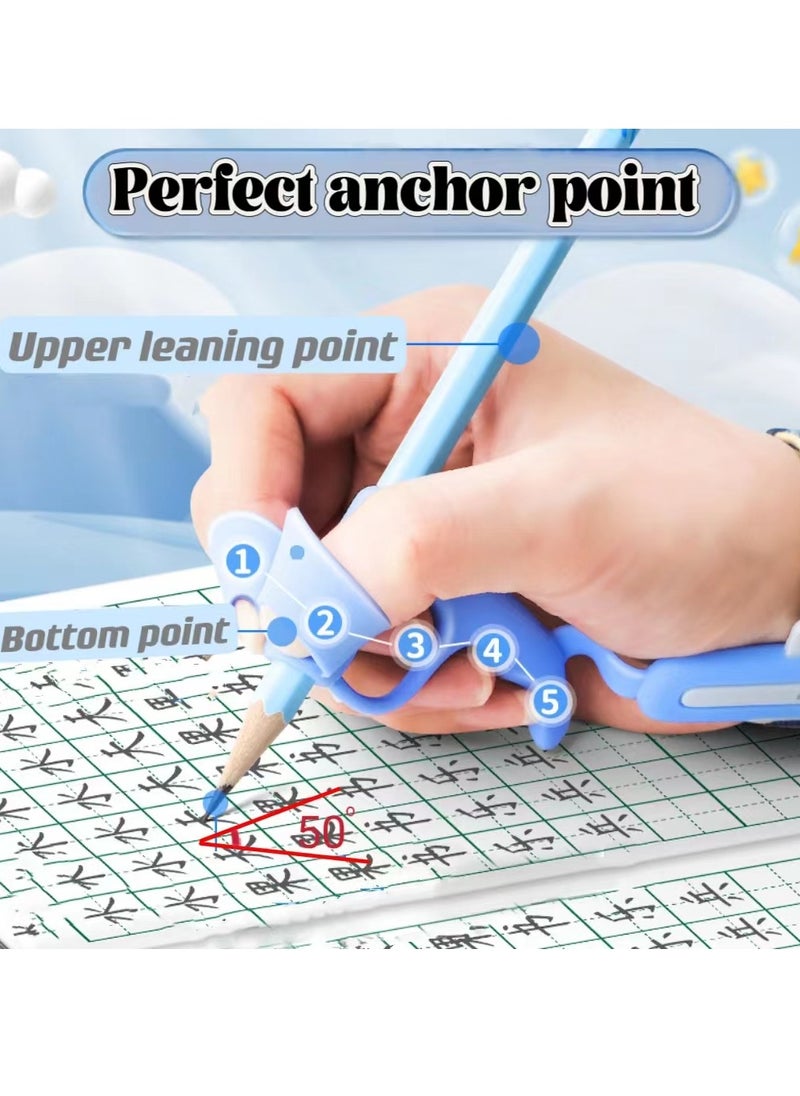 Generic - 1pc Pencil Grip Corrector for Kids Handwriting - Adjustable Anti-Hook Wrist Correctors for Children  Finger Grips for Pencils Writing Posture Training Gripper Aid Tool（Does not include pen） - Image 1