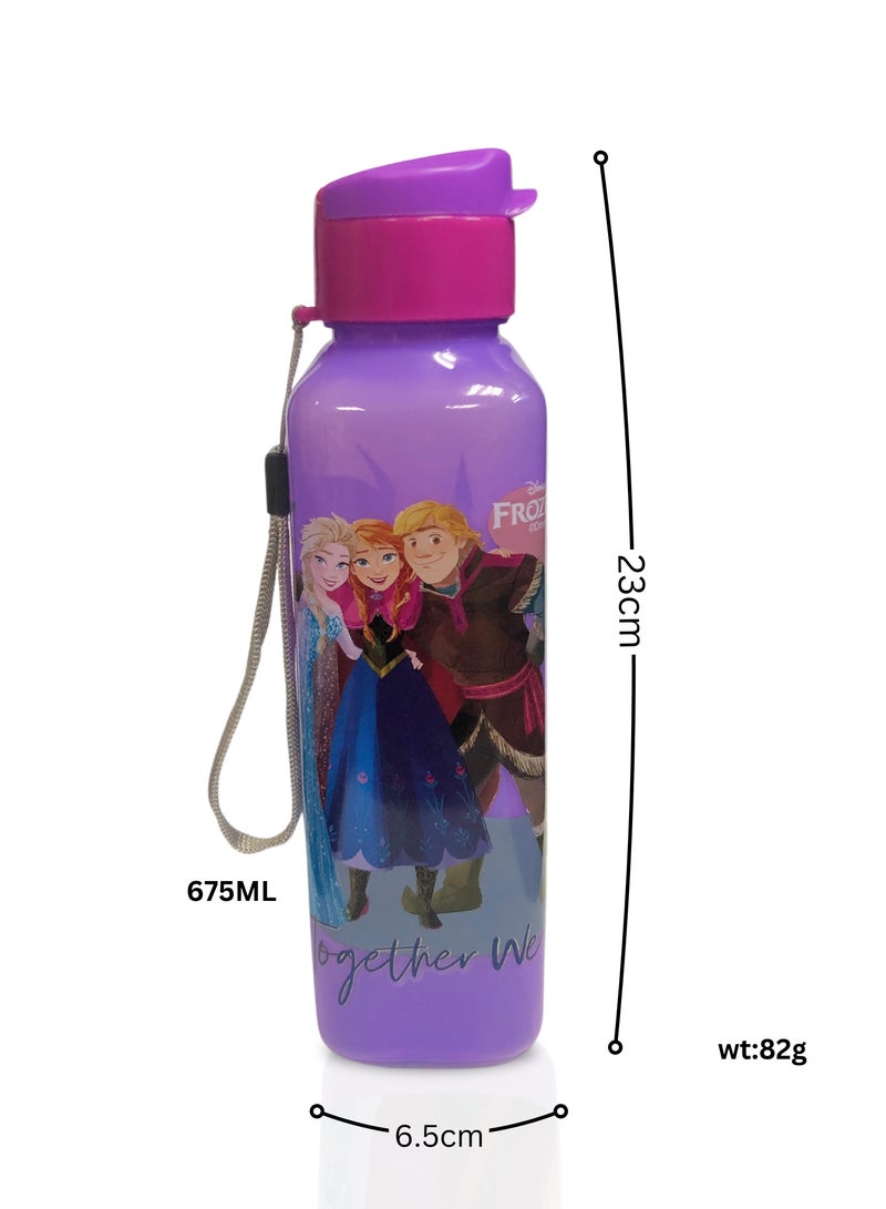 SKI WATER BOTTLE SQR RIO 675ML PP FROZEN - Image 3