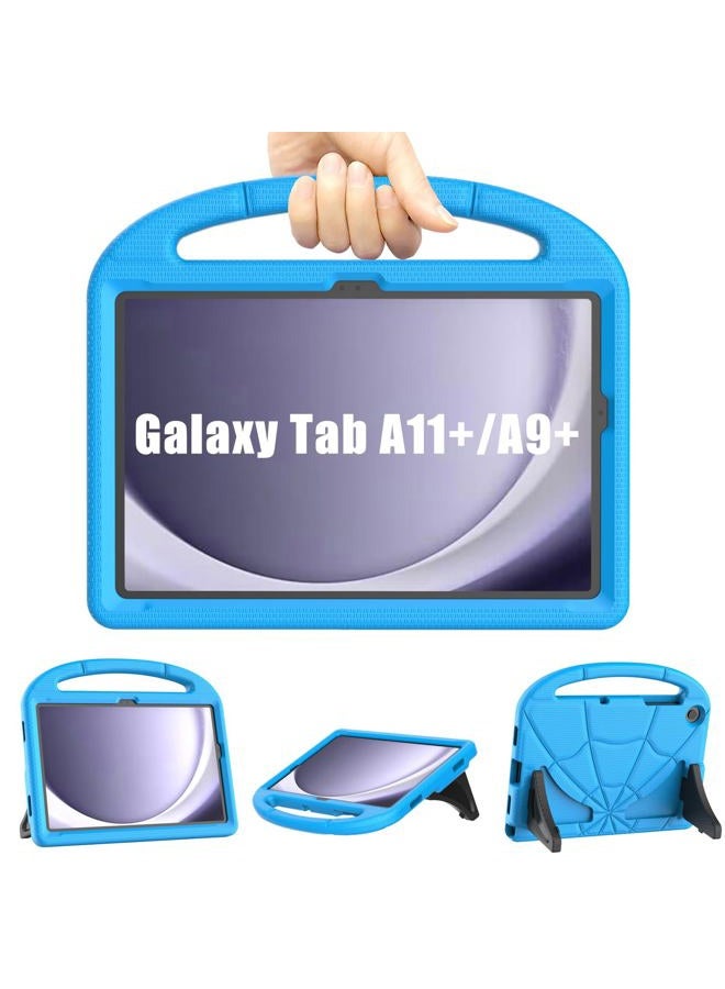 Lainergie Samsung Galaxy Tab A9 Plus Case for Kids 11 Inch 2023 (Fit Model: SM-X210/X216/X218), Lightweight Shockproof Kids Friendly Cover with Handle Stand for Samsung Galaxy A9+ Tablet 2023, Blue - Image 1