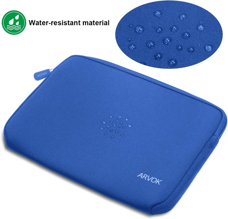ARVOK 13 13.3 14 Inch Laptop Sleeve Case for MacBook Pro 14 2021/Water-Resistant Notebook Chromebook Computer Pocket Briefcase Carrying Bag Pouch Skin Cover for HP/Dell/Lenovo/Asus/Acer, Dark Blue - Image 5