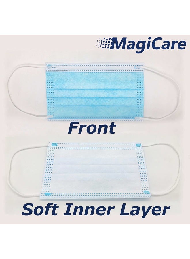 MagiCare Children's Disposable Face Masks - Kids Masks for ages 4-12 - 50pcs - Image 2