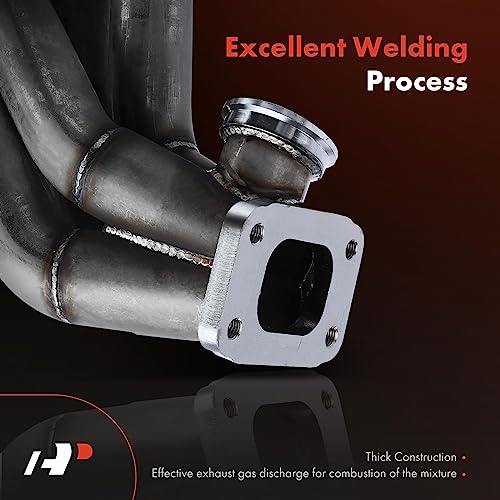 A-Premium Left Engine Exhaust Manifold Kits W/Gasket & Studs & Nuts & Washers - OHV 6Cyl 3.8L 3.9L - Compatible with Ford Vehicles - Mustang 1999-2004, Replace# XR3Z9431BC, XR3Z9431DC - Image 3