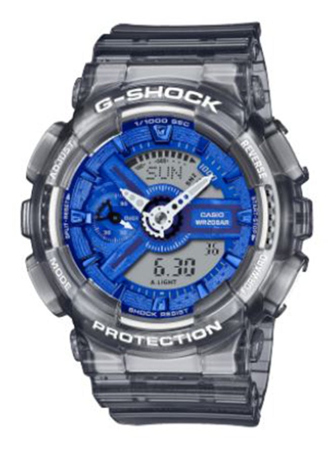 G-SHOCK ساعة يد نسائية أنالوج+رقمية من الراتنج GMA-S110TB-8ADR - 38 ملم - Image 1