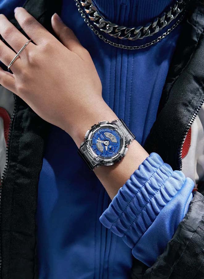 G-SHOCK ساعة يد نسائية أنالوج+رقمية من الراتنج GMA-S110TB-8ADR - 38 ملم - Image 4