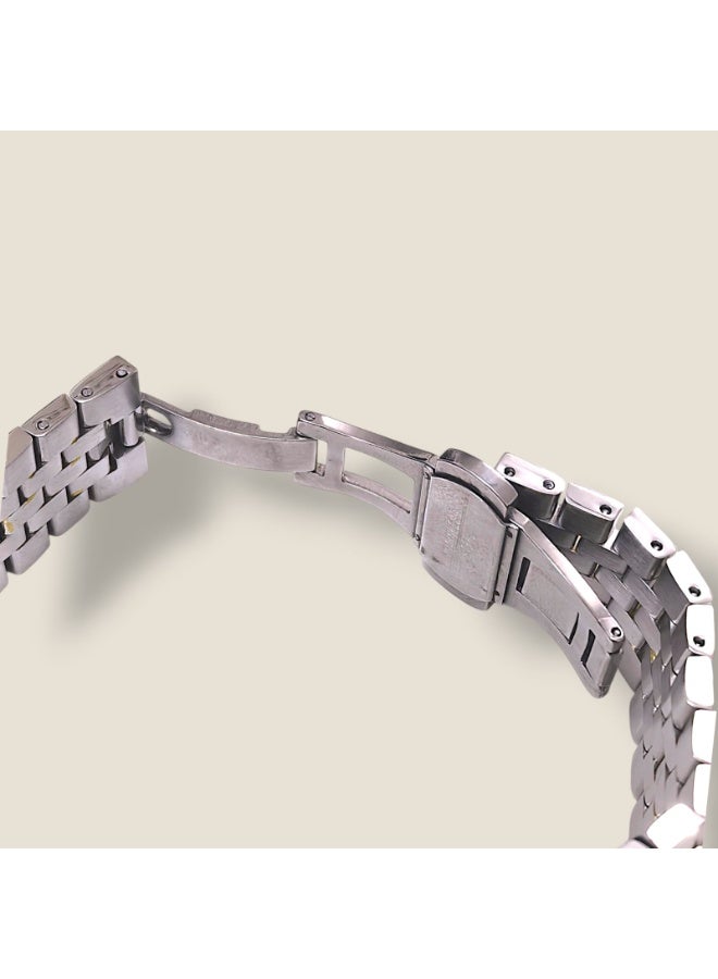 ريفولي ساعة يد للرجال من الستانلس ستيل بعرض انالوج وحركة كوارتز ، سهلة القراءة بتصميم عصري مقاوم للماء، ساعة يد كلاسيكية فاخرة . - Image 5