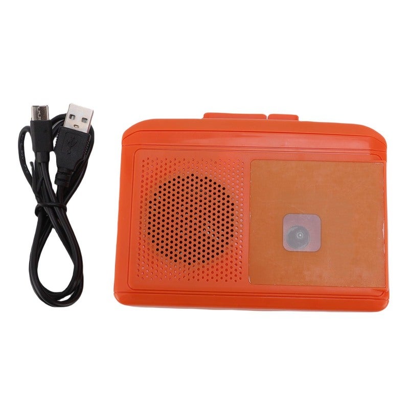 Ezcap Portable Cassette Player Compact Lightweight Design - Relive The Nostalgia Cassette Player Recorder with Built-in Speaker - Versatile Listening Options Cassette Tape Player for Personal Use - Image 1