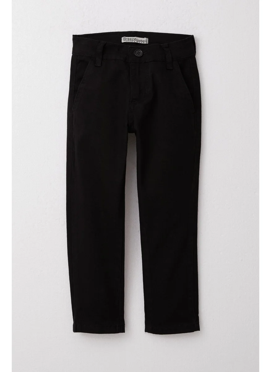Breeze Boy Child Pants Gabardine Basic 3-7 Years, Black