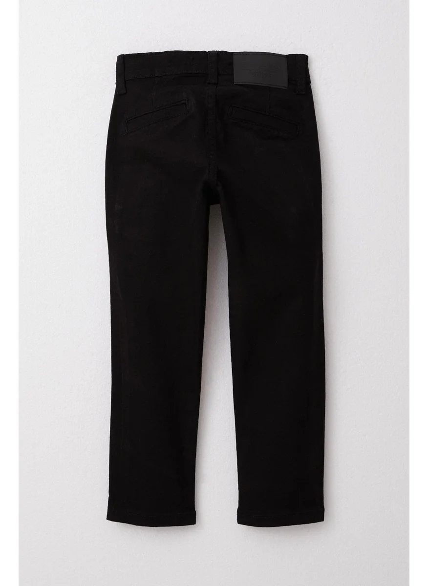 Breeze Boy Child Pants Gabardine Basic 3-7 Years, Black