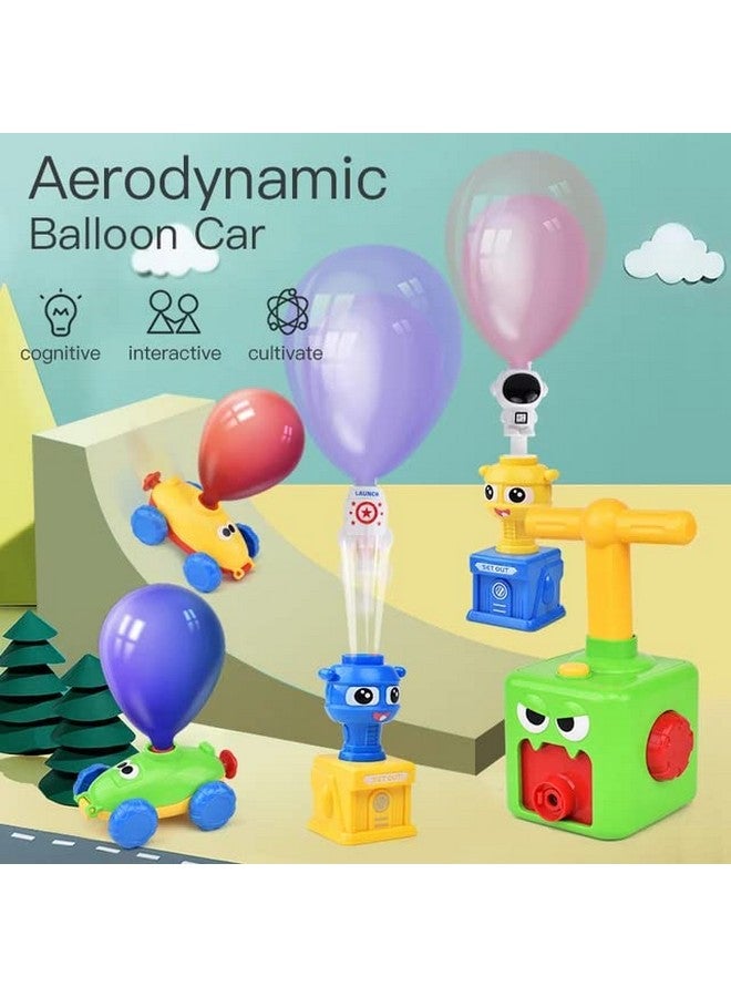 Cable World Balloon Launcher For Kids, Power Balloon Car Toy For Kids, Manual Balloon Pump Cars Toys For Boys Girls (Multi Color) Set Of 20 Material Plastic;Acrylonitrile Butadiene Styrene - Image 3