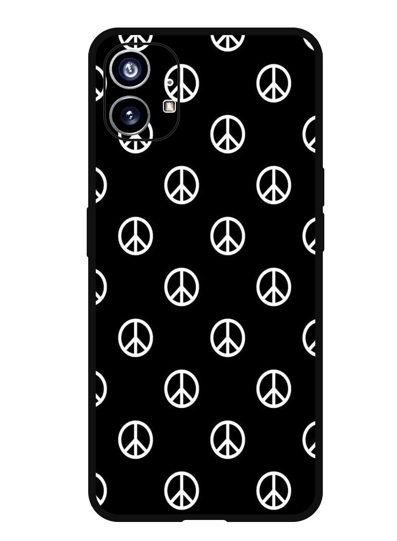 Theodor Protective Case Anti Scratch Shock Proof Bumper Cover For Nothing Phone 1 Peace Logos - Image 1