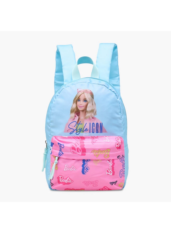 Barbie Boys Print School Backpack with Adjustable Shoulder Straps - 33x25x10 cm - Image 1