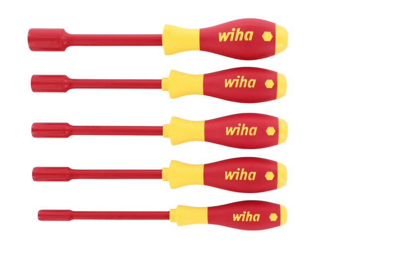Wiha 32292 Insulated Nut Driver Set, Inch, 1000 Volt, 5 Piece - Image 3