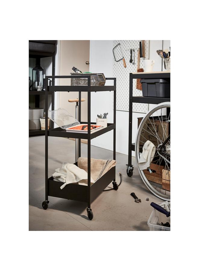 Zaboon Trolley, Black, 50.5X30X83 Cm - Image 5