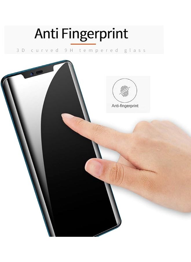 erorex - Mate 20 Pro Privacy Screen Protector Anti Spy Defender 9H Hardness Case Friendly Anti Peeking Tempered Glass Screen Protector For Huawei Mate 20 Pro Black - Image 1