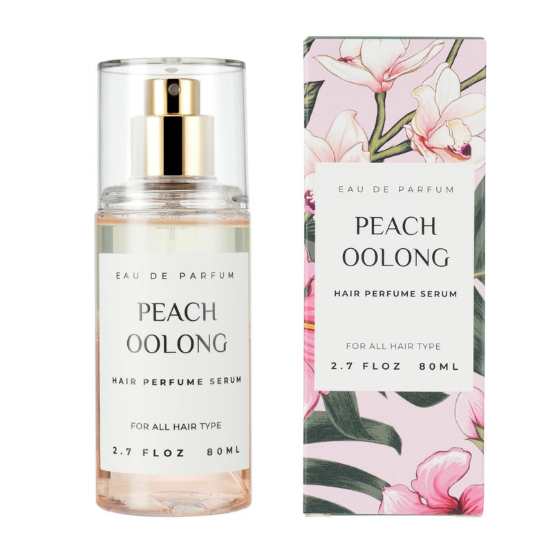 benatu Hair Perfume for Women, Summer Lightweight Long Lasting Fragrance Mist - 3:7 Hydrating Serum Alcohol Free Formula, Argan Oil Scented Hair Spray with Keratin & Elastin (Peach Oolong) 2.7 fl oz - Image 1