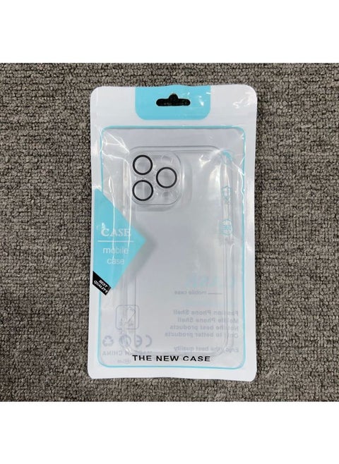 With Lens Film For Iphone 15 Phone Case Advanced Sense 14pro Hard Case Transparent For Iphone13 Protective Case-Color:All-inclusive Lens Film Mobile Phone Case [sealing Pocket + Lens Film]]-Applicable Model:For Iphone 11promax