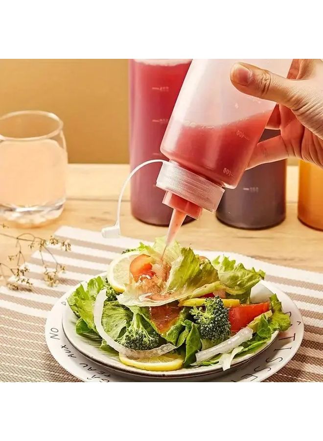 2pcs 650ml Squeeze Sauce Bottles Plastic Spout Dispenser Condiment and Seasoning Containers For Home Use - Image 5