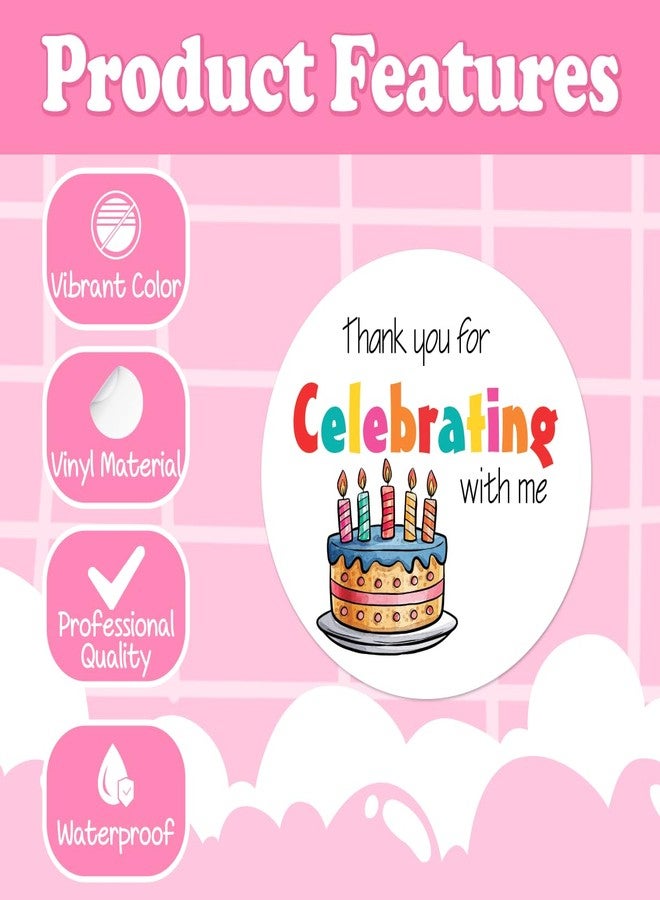 RABOWA Pack 45 Pcs Baby Shower Stickers for Party Favors Cups Gift Bags Thank You Labels Celebrating Supplies Aesthetic Sticker Round Waterproof Small Vinyl Decals Birthday Decorations - Image 3