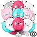 Chalyna 50 Pieces 12 Inch Cat Balloons Party Latex Kitty DIY Animal for Birthday Party with Ears Cat Kids Balloons for Girls Supplies 5 Colors - Image 3