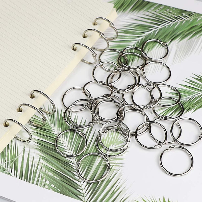 70 Large Metal Binder Rings 1.18inch Outer Diameter for Calendars Book Rings Paper Seals - Image 5