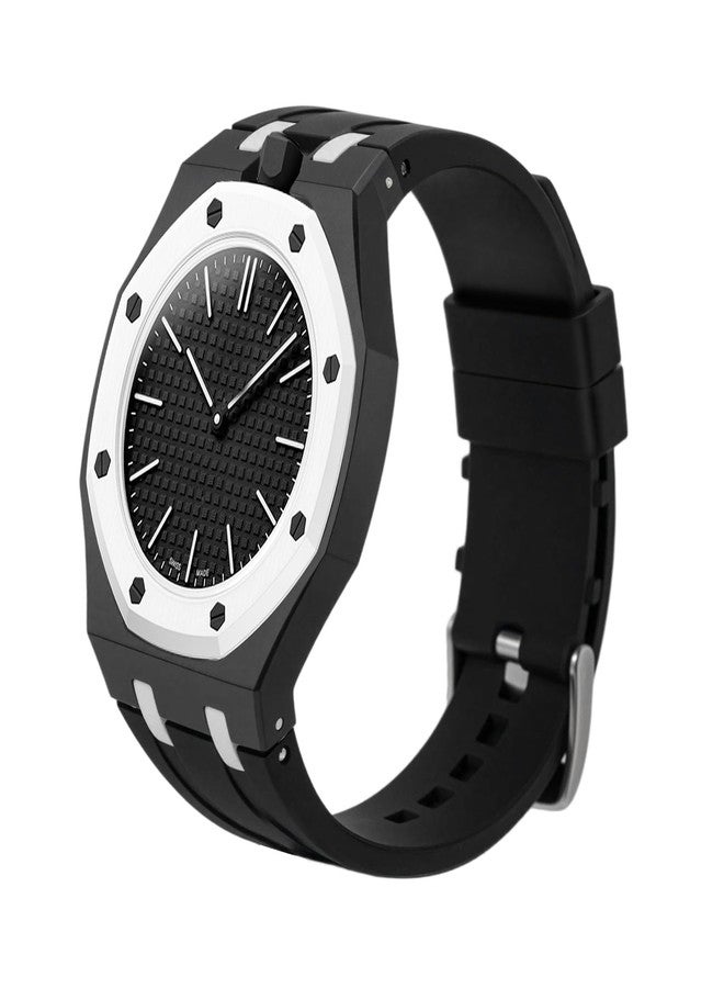 MEGREZ Silicone Watch Band Compatible with Swatch Royal Pop - Image 1