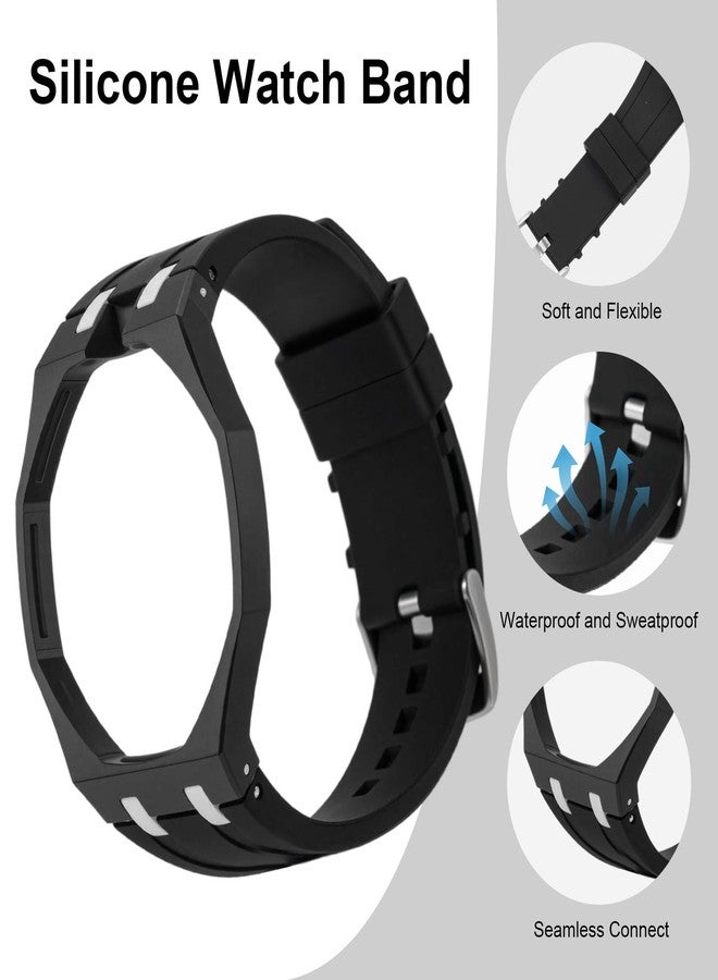 MEGREZ Silicone Watch Band Compatible with Swatch Royal Pop - Image 3