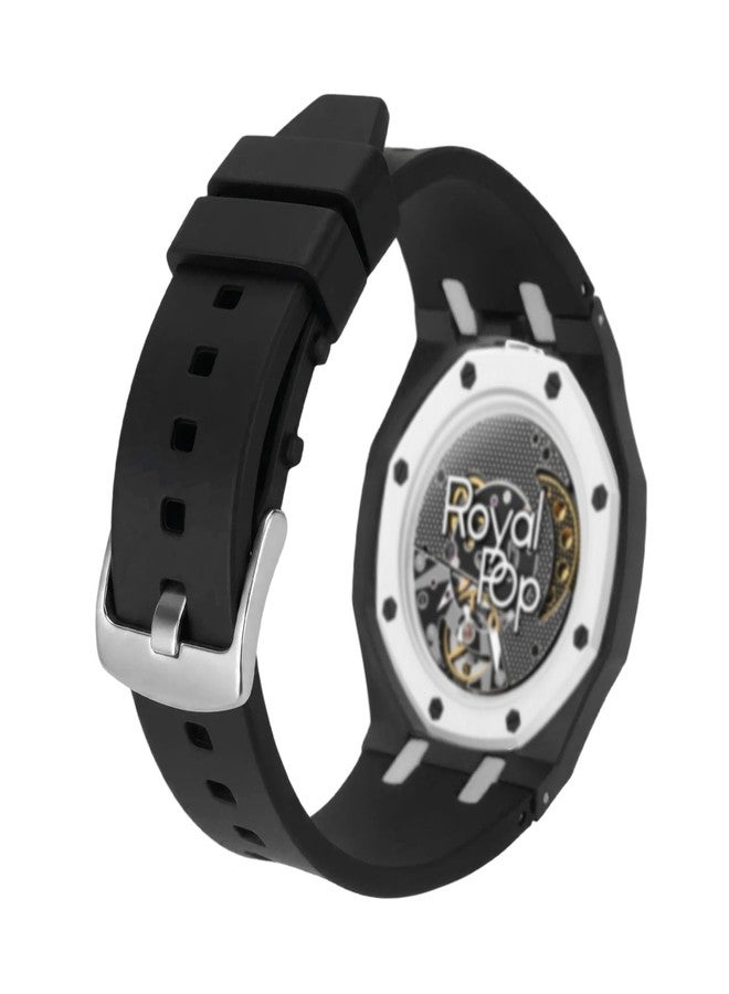 MEGREZ Silicone Watch Band Compatible with Swatch Royal Pop - Image 2