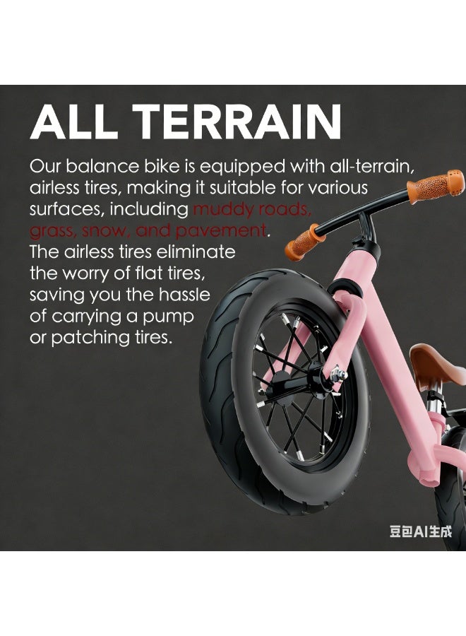 Balance Bike for 2 to 8 Year Old: Baby Bikes for 2 3 4 5 6 7 8Years Old Kids - Toddlers Bicycle No-Pedal for Under 6 Age Boy Girl - Training Toys Cycle Outdoor Birthday Gifts for Boys Girls - Image 3