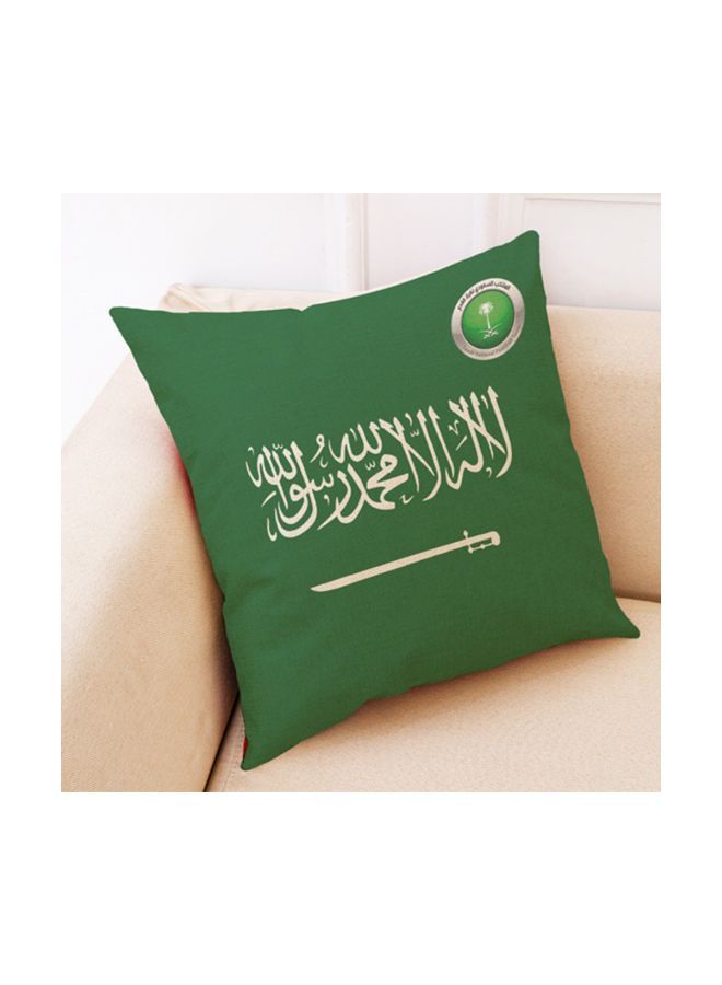 نيبمينينت غطاء وسادة ديكور من الكتان أخضر 48x26x2سنتيمتر