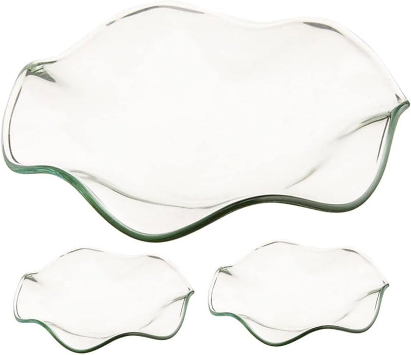 3pcs Replacement Glass Dish Essential Oil Warmer Plate for Warmer Timer - Image 1