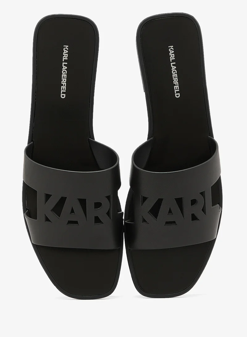 Karl Lagerfeld  Skoot III Karl Cut-Out Slip On Sandals for Women | Best Price UAE