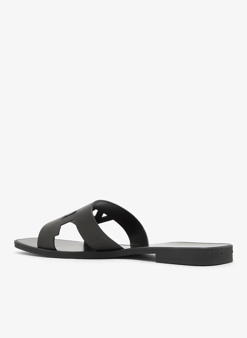 Karl Lagerfeld  Skoot III Karl Cut-Out Slip On Sandals for Women | Best Price UAE