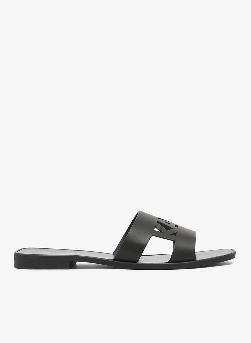 Karl Lagerfeld Skoot III Karl Cut-Out Slip On Sandals - Image 1