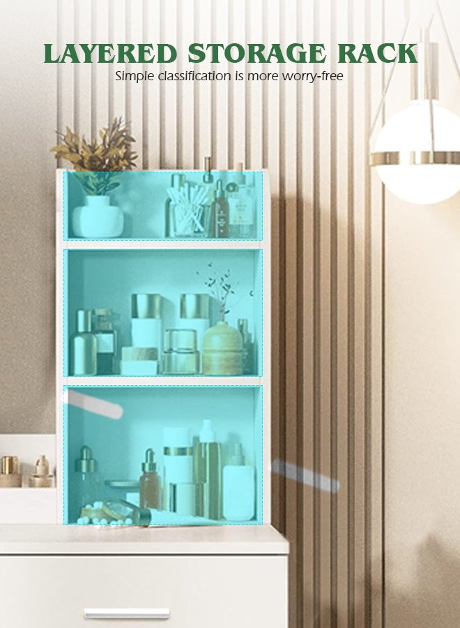 مساحة عمار طاولة زينة وطاولة مكياج ومكتب متعدد الوظائف وطاولة غرفة نوم مع درج تخزين وطاولة زينة 80*40*80 سم (بدون كرسي) - Image 5