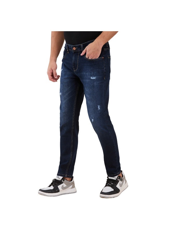 Being Human Mens Dark Tone Cropped Fit Denims - Image 2