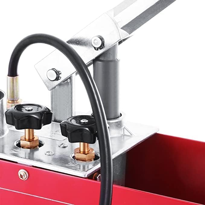 AQ AQSON مضخة اختبار الضغط الهيدروليكية اليدوية AQSON - 50 بار، 726 PSI، خزان سعة 3 جالون مع وصلة تدفق 1/2 بوصة - Image 5