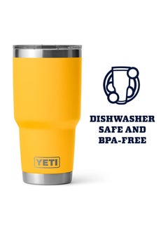 YETI Rambler 30 oz Stainless Steel Vacuum Insulated Tumbler w/MagSlider Lid  - Image 4