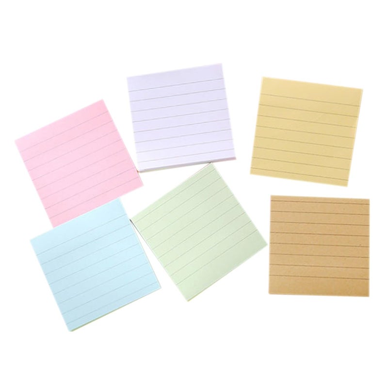 6Pcs Self Adhesive Memo Pads Tearable for Quick Reminders and Organization - Image 2