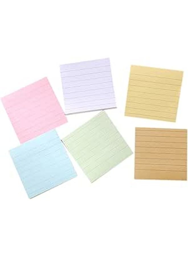 6Pcs Self Adhesive Memo Pads Tearable for Quick Reminders and Organization - Image 1