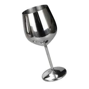NJ Stainless Steel Unbreakable BPA-free Shatter-proof Wine Glasses (350 ml) Set of 2 - Image 3