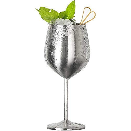 NJ Stainless Steel Unbreakable BPA-free Shatter-proof Wine Glasses (350 ml) Set of 2 - Image 4