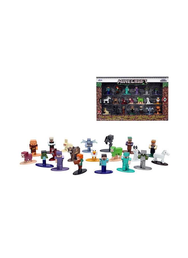 JADA Minecraft Multi Pack Nano Figures,wave 7 - 1:65 18pcs  - Image 1