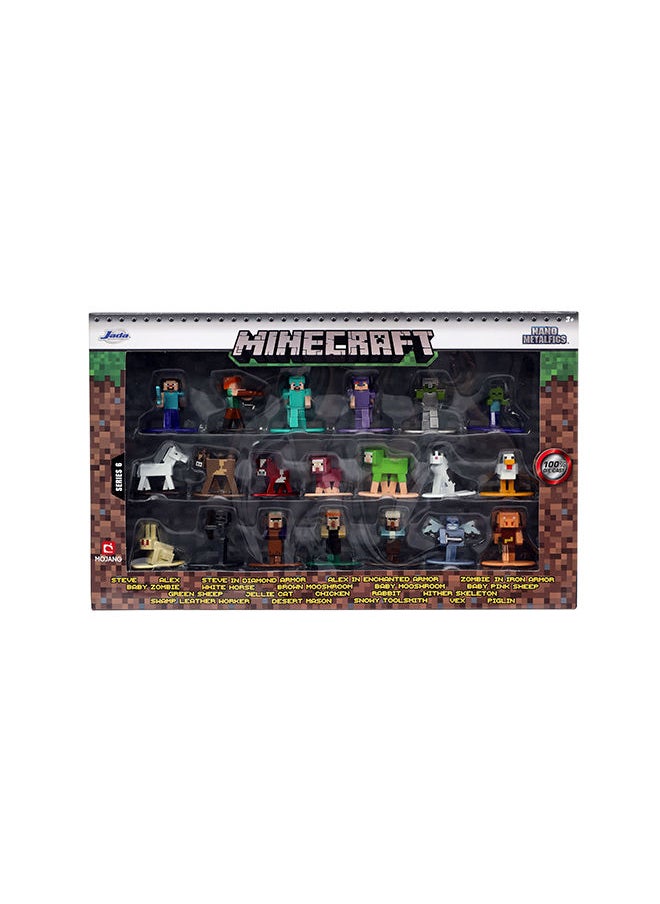 JADA Minecraft Multi Pack Nano Figures,wave 7 - 1:65 18pcs  - Image 2