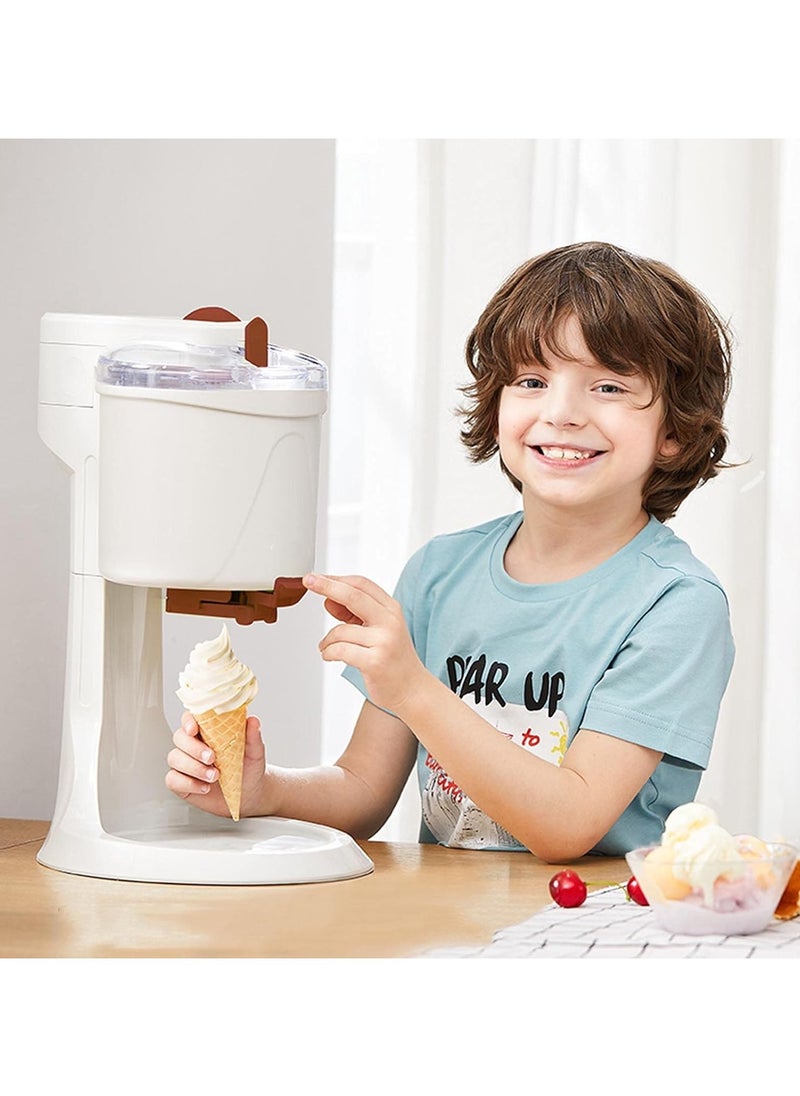 Generic - Ice Cream Makers Fully Automatic Mini Fruit Soft Serve Ice Cream Machine Simple One Push Operation Great For Making Healthy Soft Serve Sherbet - Image 1