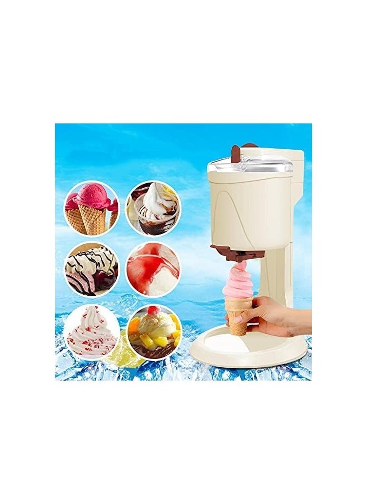 Generic - Ice Cream Makers Fully Automatic Mini Fruit Soft Serve Ice Cream Machine Simple One Push Operation Great For Making Healthy Soft Serve Sherbet - Image 1