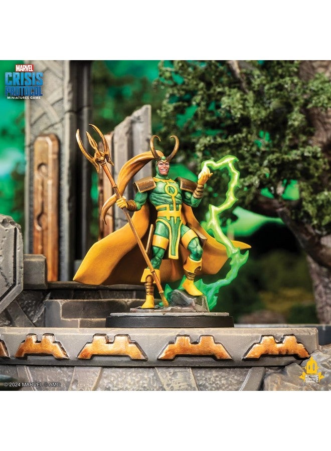 Atomic Mass Games Marvel: Crisis Protocol Mighty Thor, Lady SIF, Thor, Hero of Midgard, and Loki, Prince of Lies Character Pack, Tabletop Superhero Game, Ages 14+, 2 Players, 90 Min Playtime, Made - Image 5