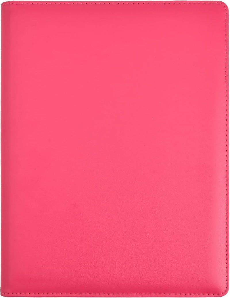 Arpan Pink A4 Professional Display Presentation Book 24 Pocket (48 - Side) Portfolio Folder for School, College, Professionals, Business, Individuals (Hot Pink) - Image 1