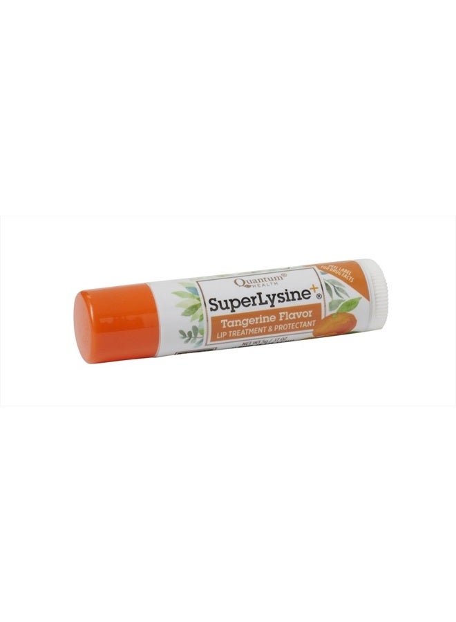 Quantum Health Super Lysine+ Coldstick, Tangerine Flavored - Soothes, Moisturizes, Protects Lips, Herbal Lip Balm, Spf 21, 5 Gm - Image 1