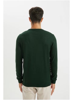 DeFacto Man Smart Casual Tricot Regular Fit Crew Neck Long Sleeve Pullover  - Image 3