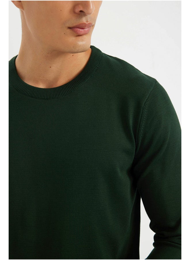 Man Smart Casual Tricot Regular Fit Crew Neck Long Sleeve Pullover - pzsku/ZBDCA1C337E582C56C6E8Z/45/_/1723971573/522002ac-beaa-4701-a22a-224ecd733370